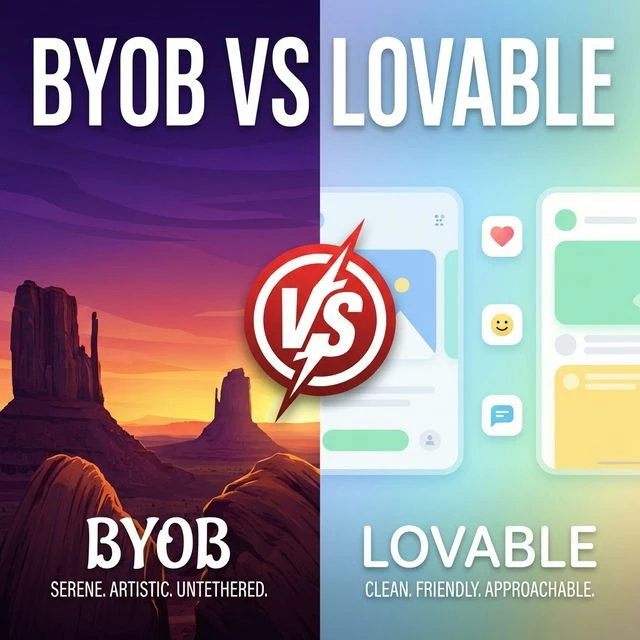 BYOB vs Lovable — Which AI App Builder is Best for Your Project?