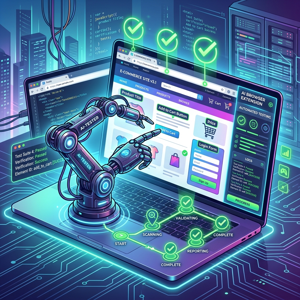 AI-Powered Testing Workflow with BYOB Extension