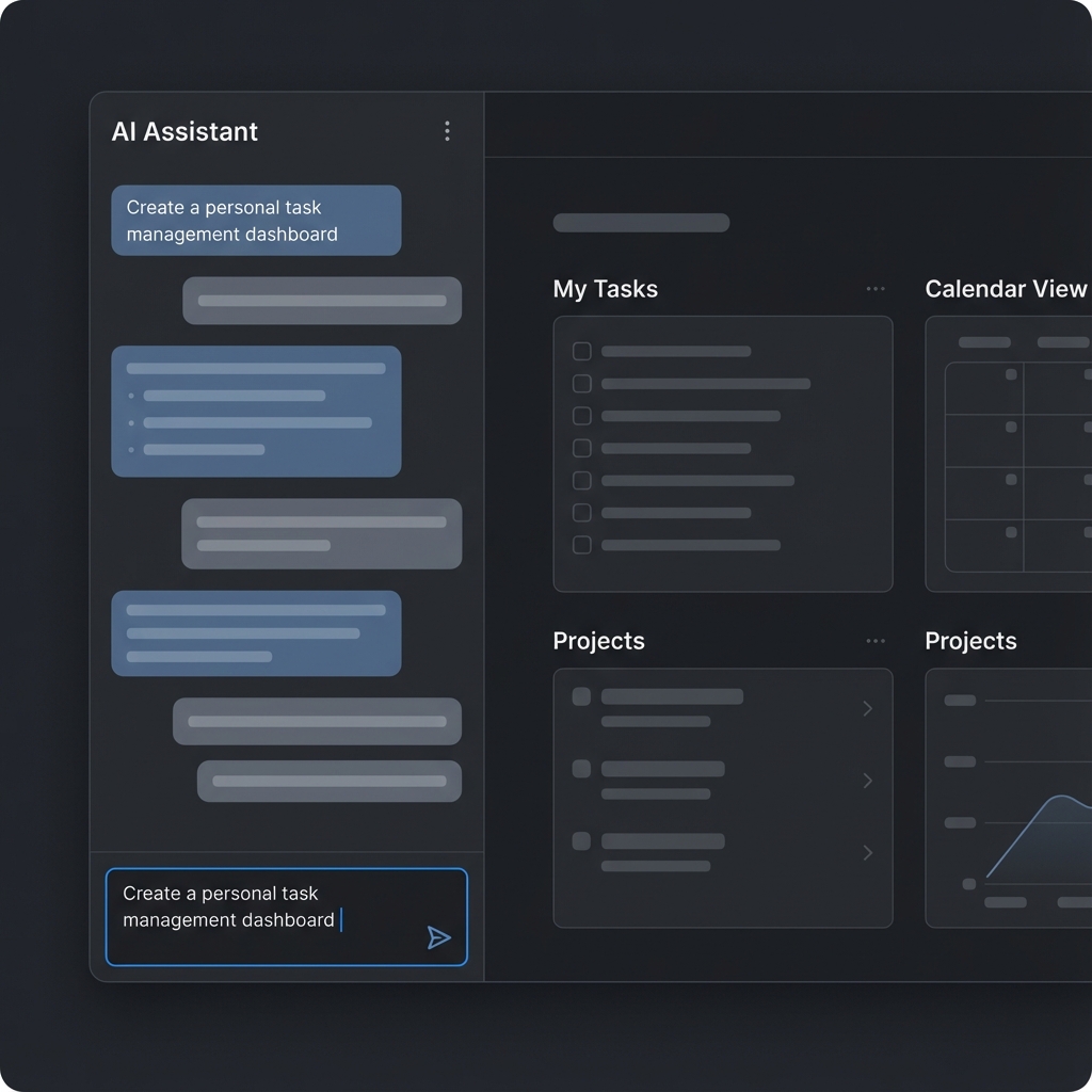 Screenshot of the BYOB chat interface with the initial prompt