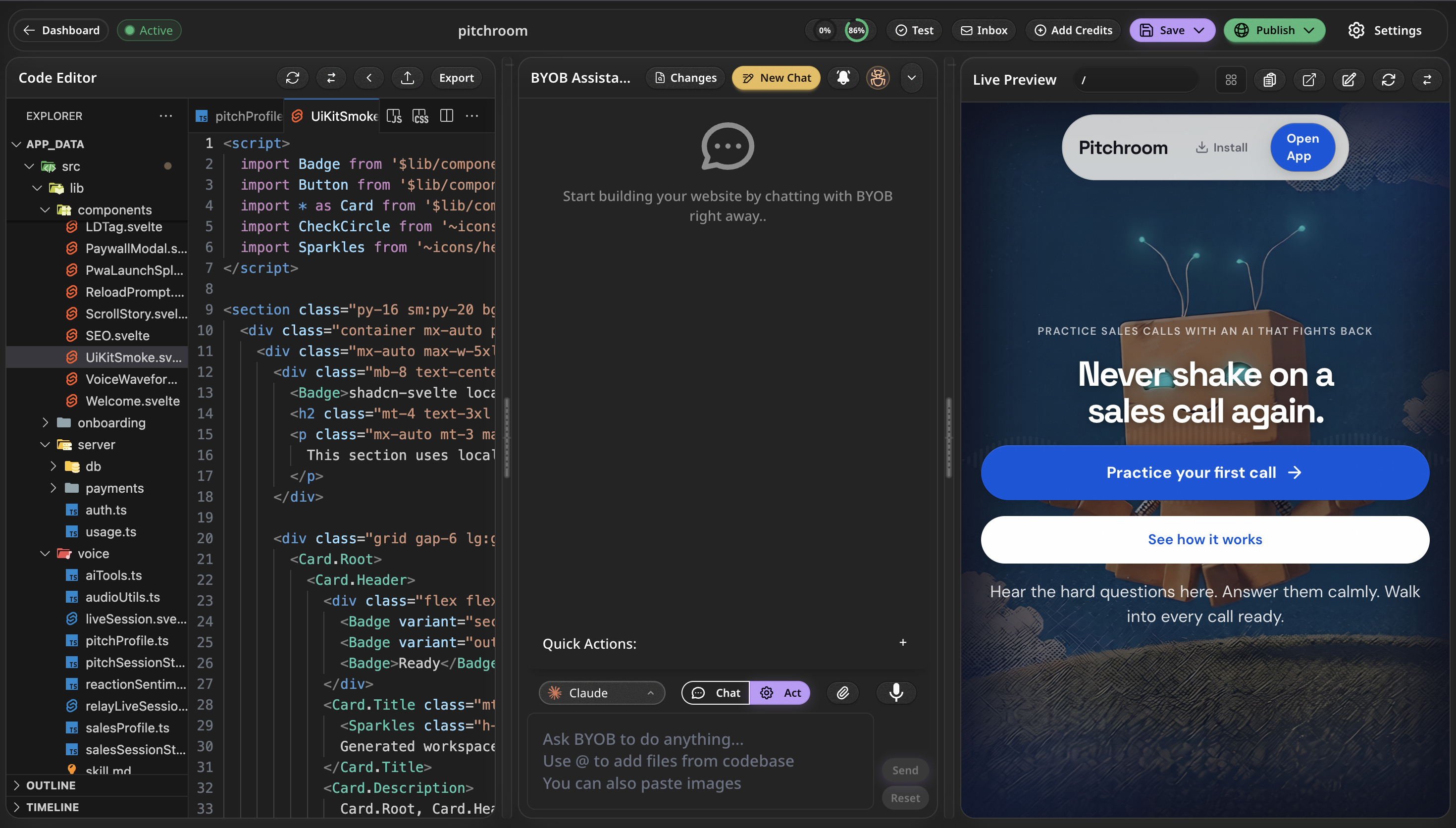 The Full Editor Workspace