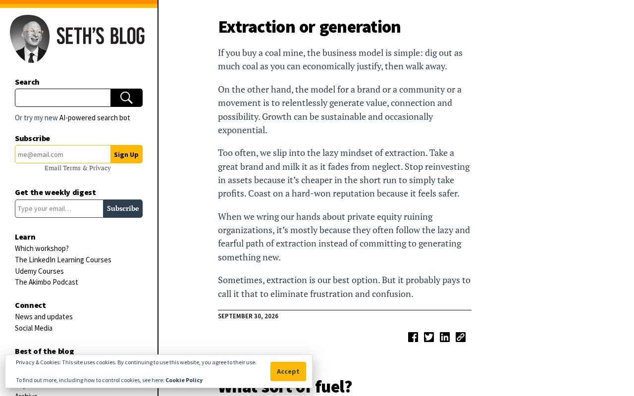 Seth Godin website