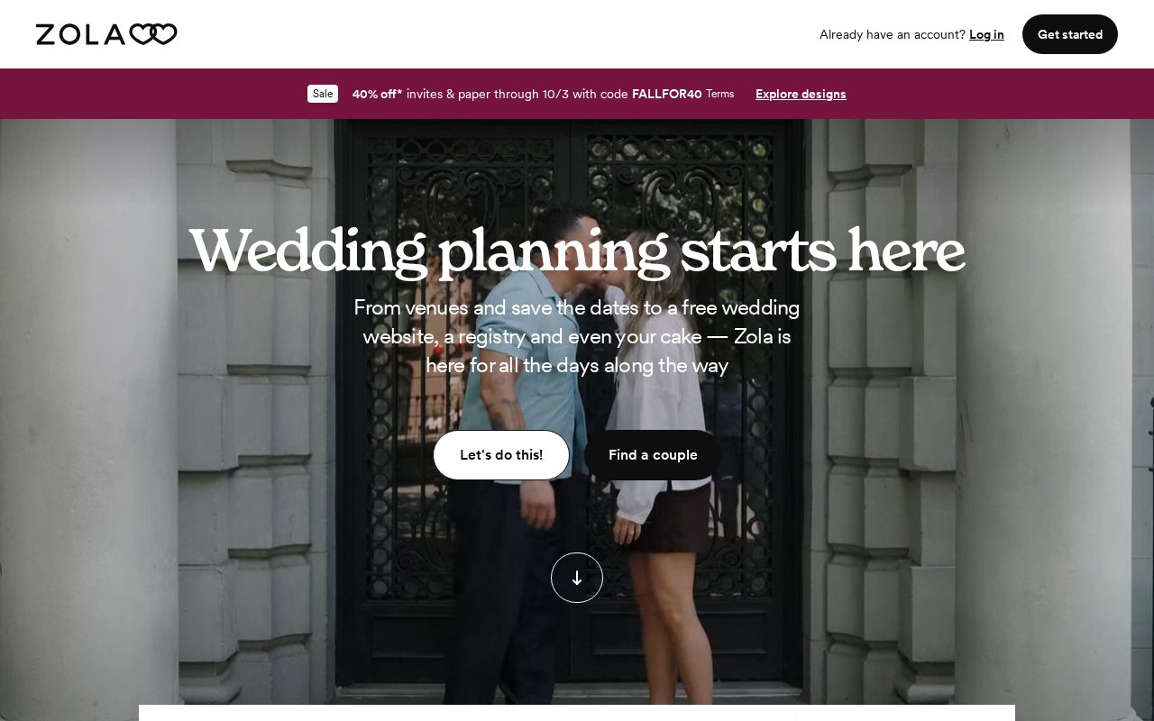 Zola website