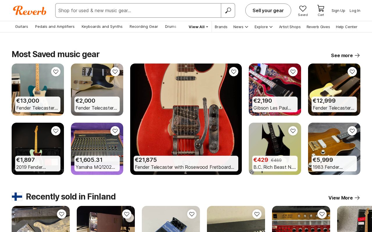 Reverb website