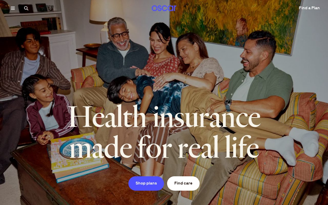 Oscar Health website