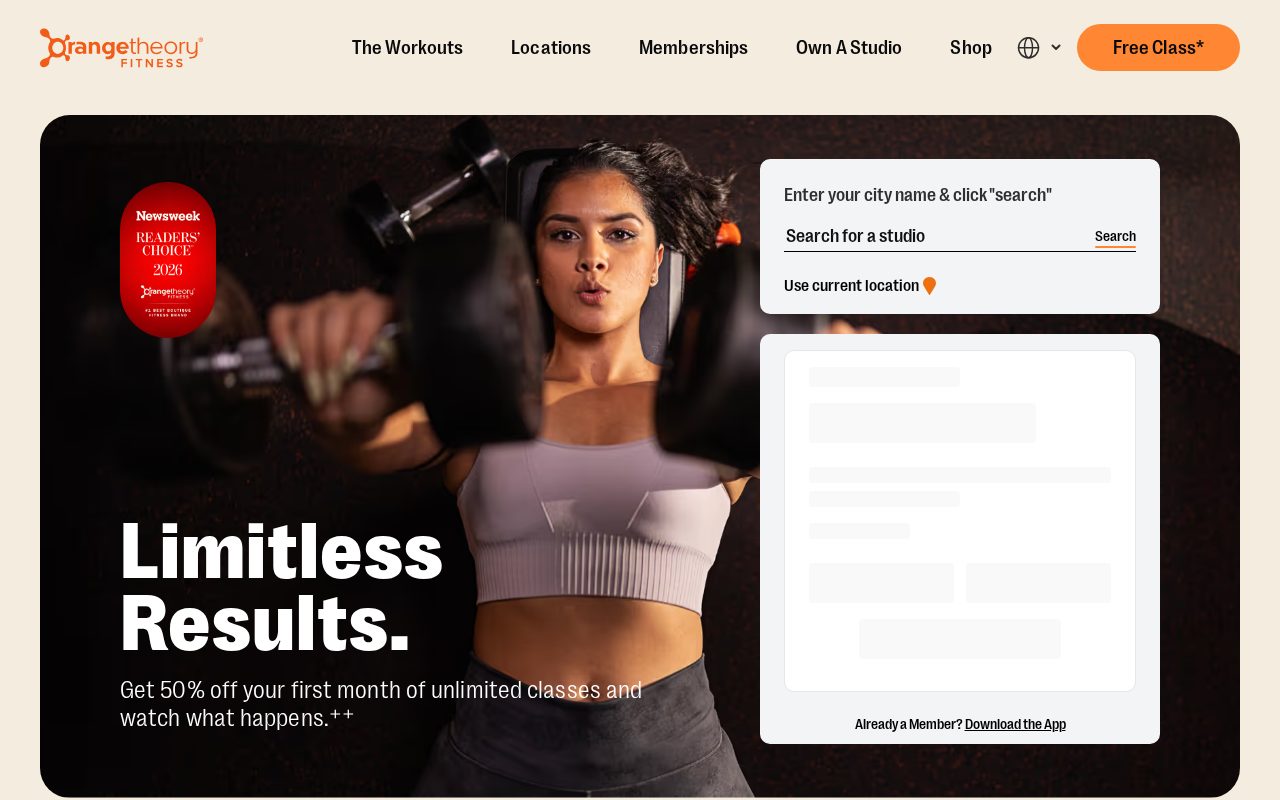 Orangetheory website