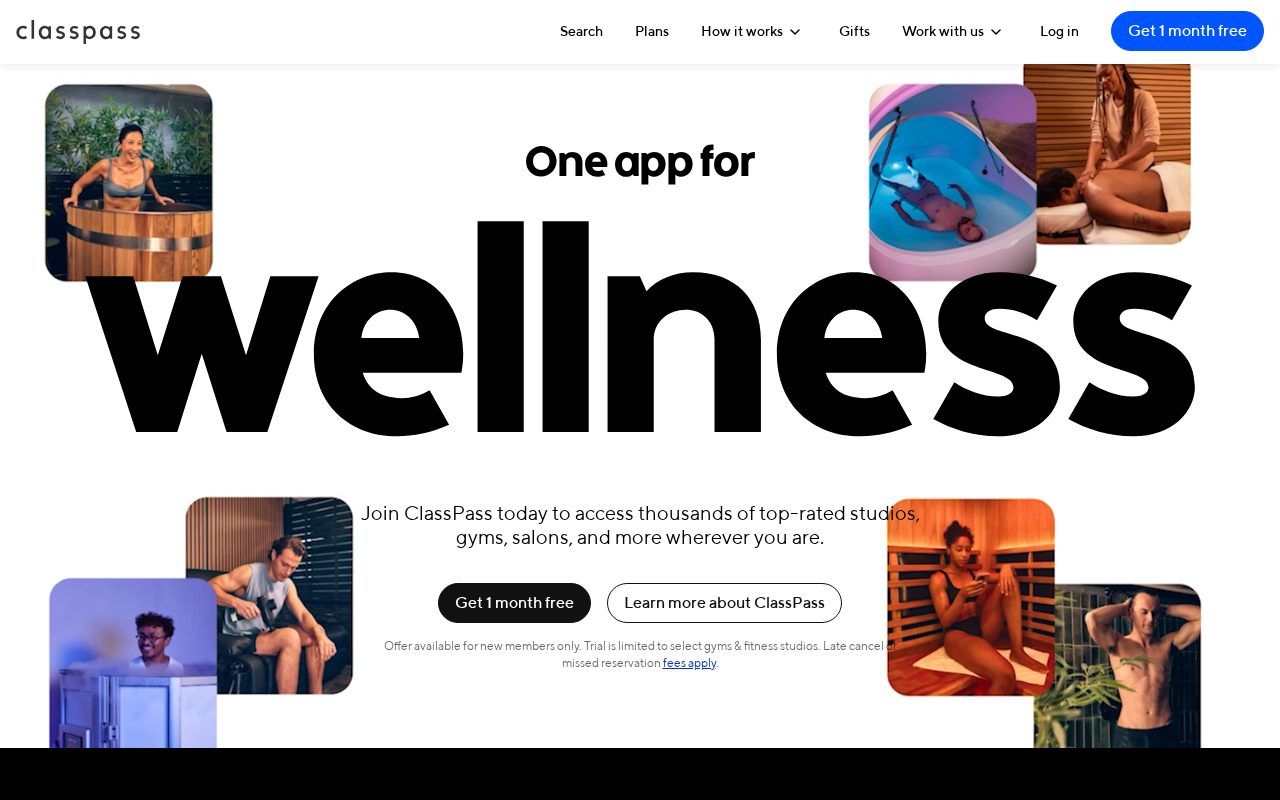ClassPass website