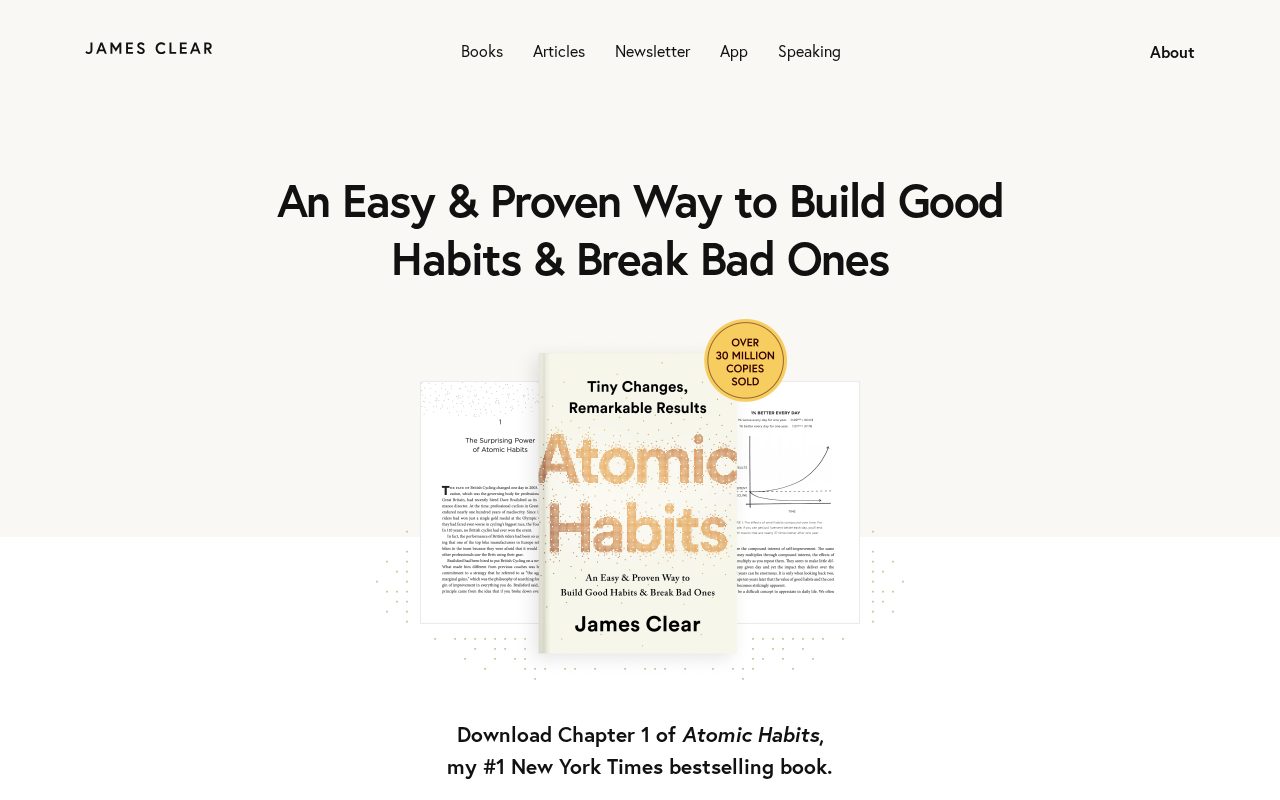 James Clear website