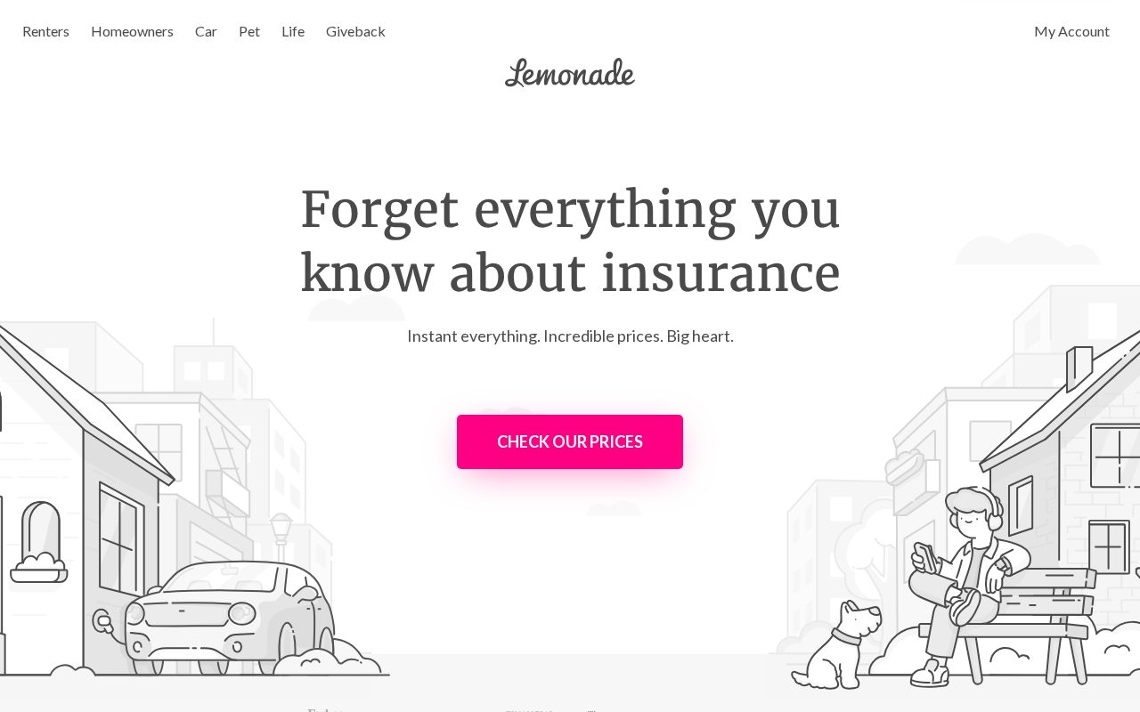 Lemonade website