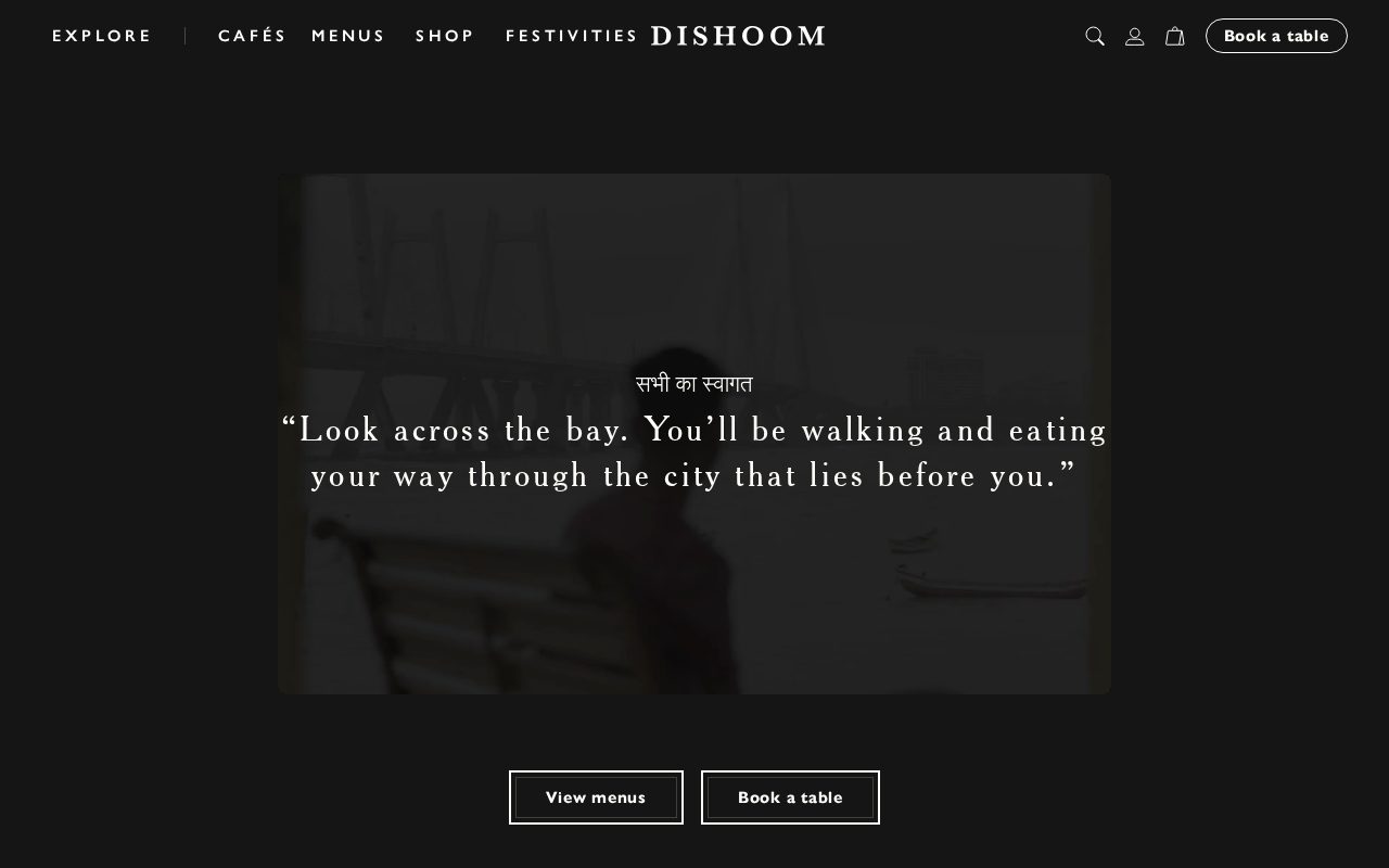 Dishoom website