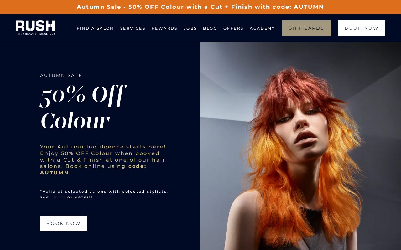 Rush website