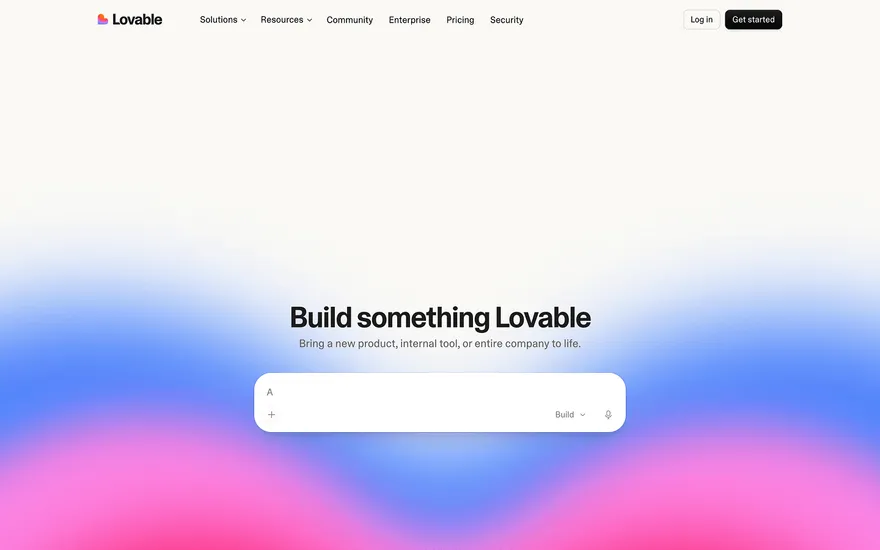 Lovable website