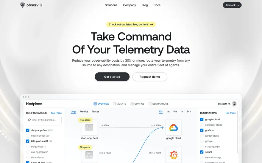 observIQ website