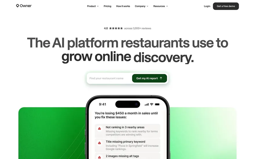 Owner.com website