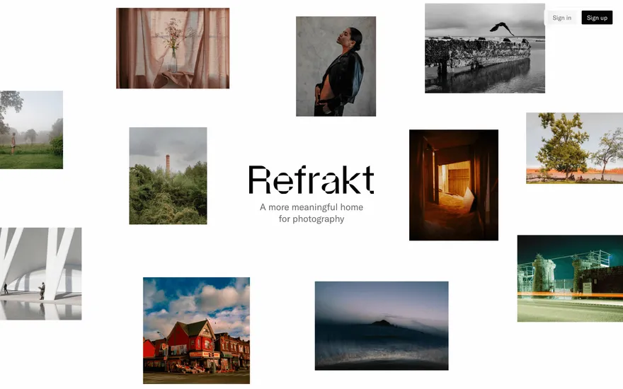 Refrakt website