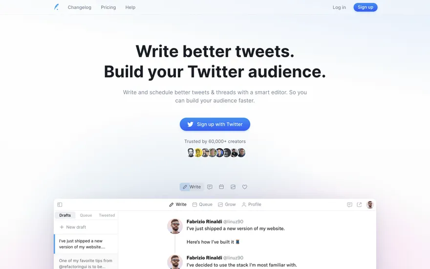 Typefully website